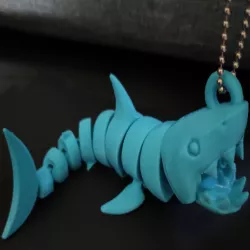Articulated Shark with ring (remix)