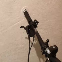 Bicycle handlebar wall stand