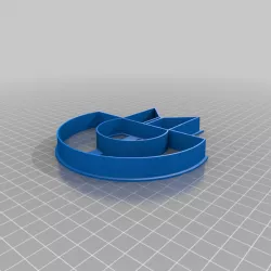 Commodore Logo Cookie Cutter