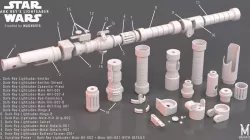 Darkside Rey Lightsaber - The Rise of Skywalker