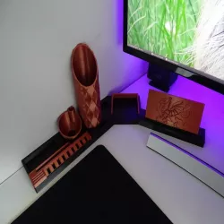 Desk Organiser + Phone Holder V2.0
