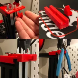 Fix for broken snips holder on "Ender 3 tool holder (No Extra Screws needed)"