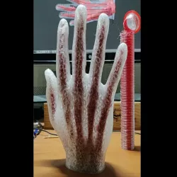 Hand with bones (for multi-material)
