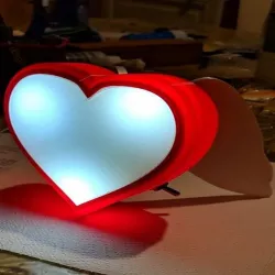 Heart angel Lamp