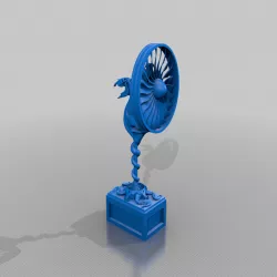 Horse Skull Fan