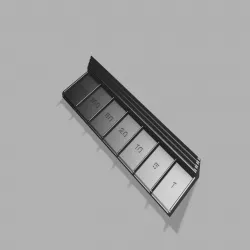 Monopoly money and cards organizer