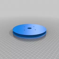 My Customized Pulley generator with hex hole and hub holes support (useful in FRC)