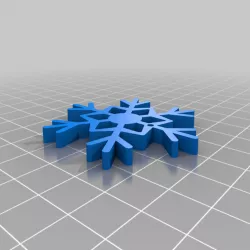 Small Snowflake Hanging Decoration