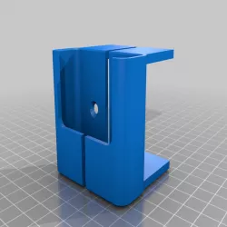 Soporte de tablet en estanteria de Ikea LACK
