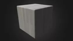 white wood floor