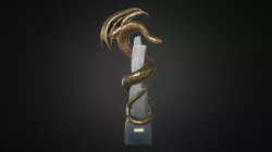 Winged Snake Statue