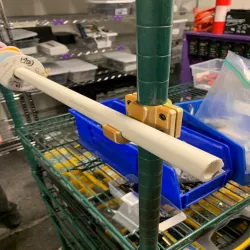 Wire Rack spool clamp for wire spools