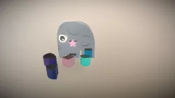 Wodden Elephant Sorter Toy Fbx