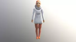 Woman Uzi
