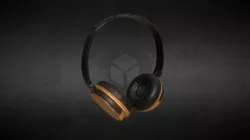 Wood and Leather Headphones