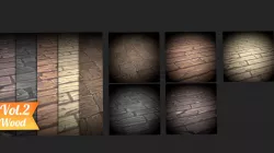 Wood Vol.2 - Hand Painted Texture Pack