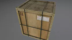 Wooden cargo crate 9