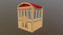 Wooden elements for ferris wheel cabin_1/2_hp