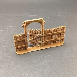 Wooden Fences for 28mm miniatures gaming