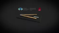 Wooden folding ruler