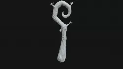Wooden Forest Spirit Staff