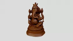 Wooden Ganesh