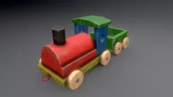 Wooden Train Toy