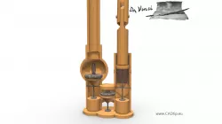 Wooden water pump