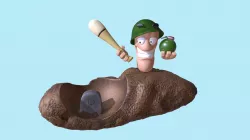 Worms - Video Game Character
