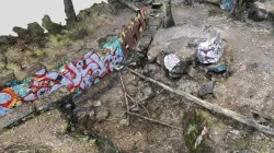 WW1 trench, Pihlajamäki Helsinki, Finland