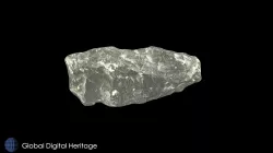 XFP-054 Obsidian Biface, Sanak Island, Alaska.