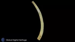 XFP-067 fishhook shank. Sanak Island, Alaska.