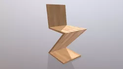 Zigzag Chair (G. Rietveld, 1932)