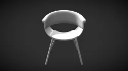 Zoe Bent Wood Accent Armchair