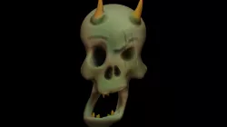 Zombie head