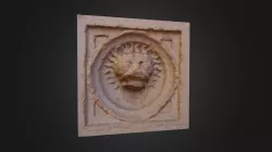 Zoophorus by Antelami (tile 2) (Italy): lion