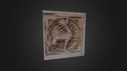 Zoophorus by Antelami (tile 35) (Italy): hydra