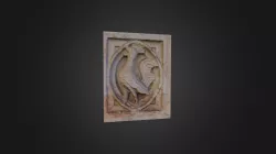 Zoophorus by Antelami (tile 52) (Italy): rooster