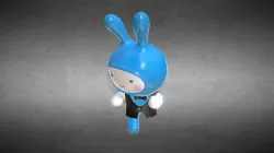 總太地產鋼琴兔寶公仔/Zongtai’s piano rabbit Action Figure