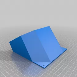140mm 45 degree fan duct