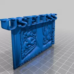 "3D Printed Abstract Art" is not the title of the piece