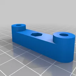 3D printer X axis part use Scissor foot