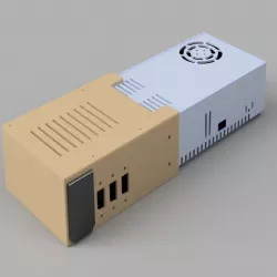 3x XT60 fused and switched PSU cover (114x50mm)