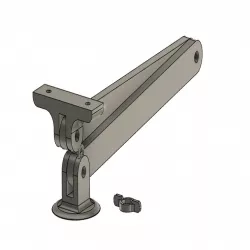 60cm Movable projector ceiling mount
