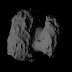 67P/Churyumov-Gerasimenko scaled one in eighty thousand 