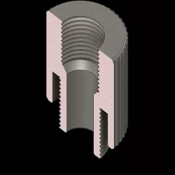 Airsoft Novritsch silencer 16mm CW - 14mm CCW adapter