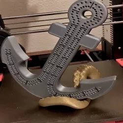 Anchor Cribbage Board