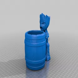 angry baby groot mug v2