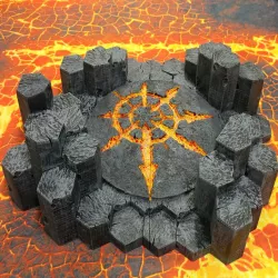 Basalt Terrain Temple