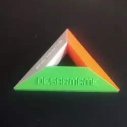 Base para cubo Rubik tricolor!